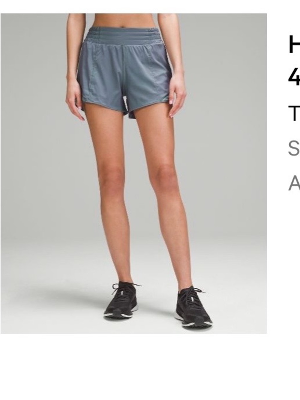 Lululemon Hotty Hot High rise short iridescent size 6 - Picture 4 of 4